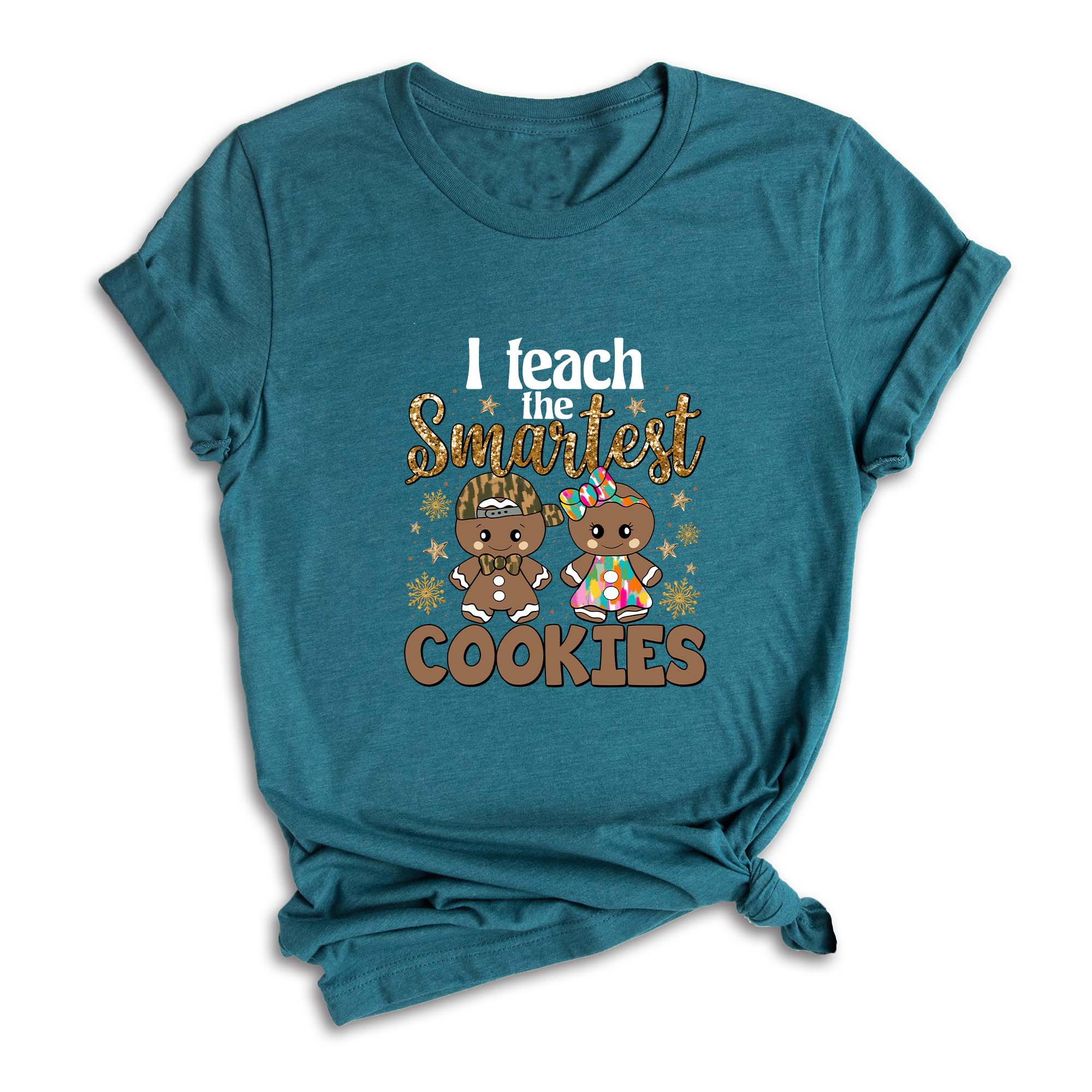 Comfort Colors I Teach The Smartest Cookies Shirt, Christmas Shirt, Teacher Christmas Shirt, Funny Teacher Tee, Christmas Teacher Shirt