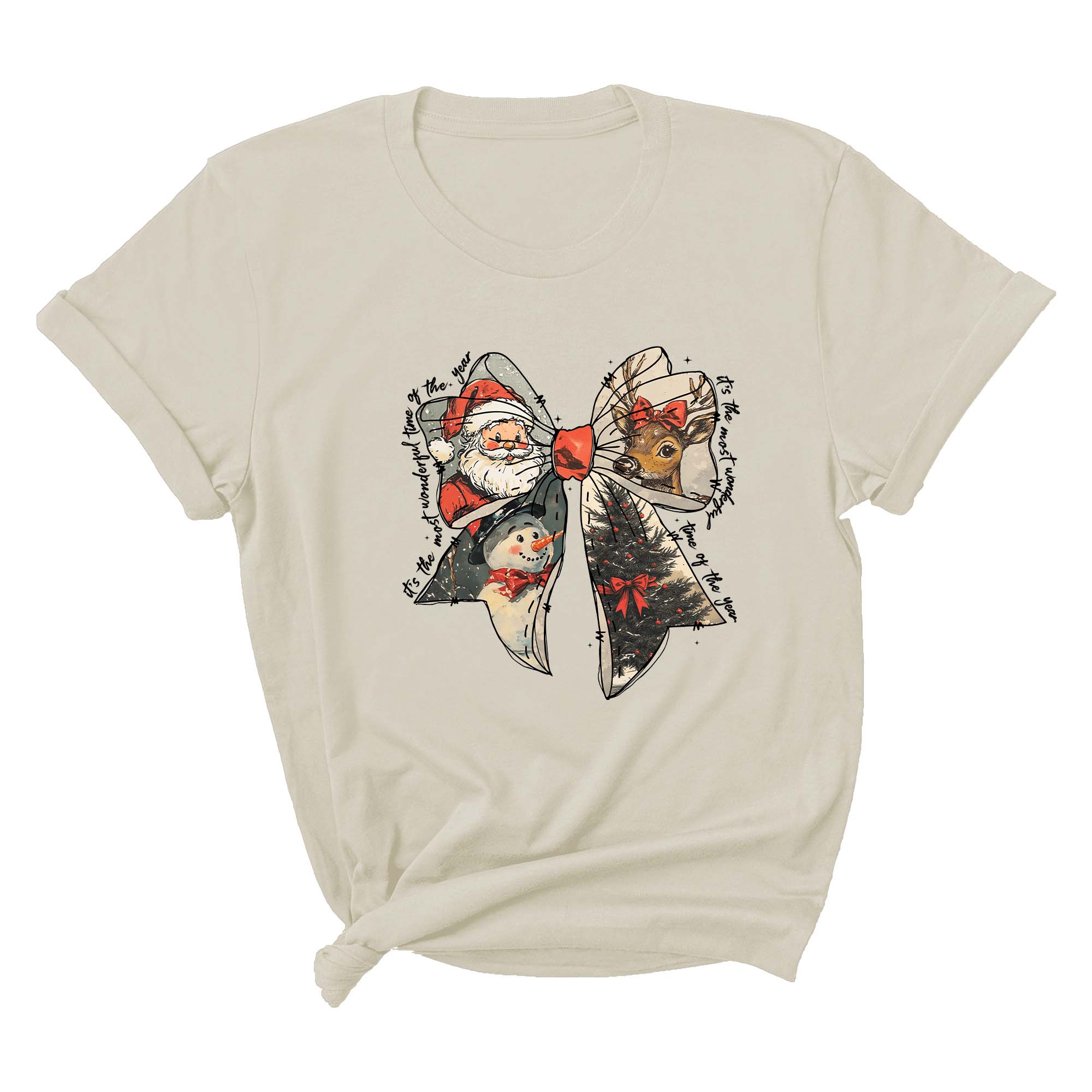 Comfort Colors It's The Most Wonderful Time Of The Year Shirt, Santa Claus Christmas Tee, Christmas Mama Gift, Holiday Shirt