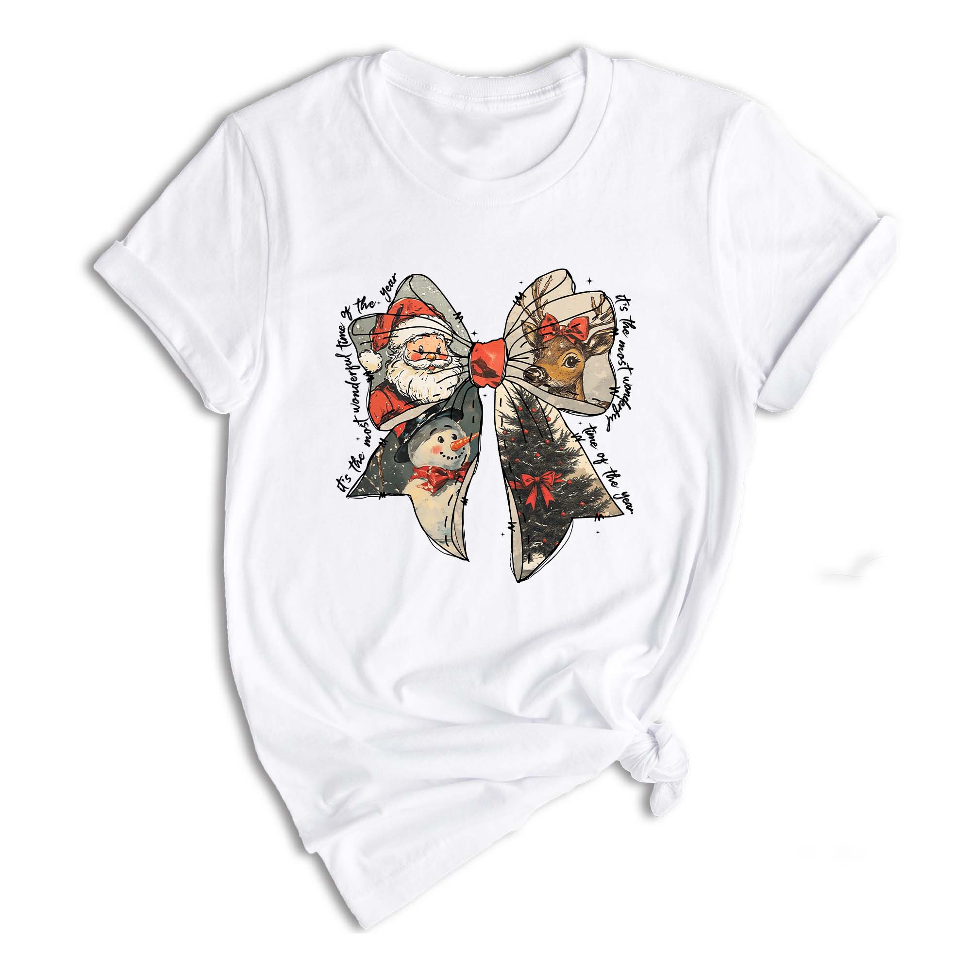 Comfort Colors It's The Most Wonderful Time Of The Year Shirt, Santa Claus Christmas Tee, Christmas Mama Gift, Holiday Shirt