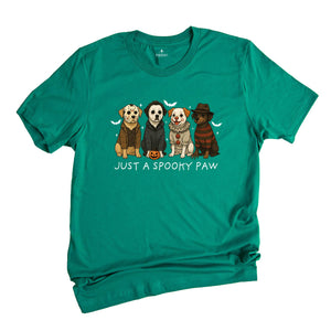 Comfort Colors Just a Spooky Paw Halloween Shirt, Dog Halloween Shirt, Halloween Shirt, Spooky Dog Shirt