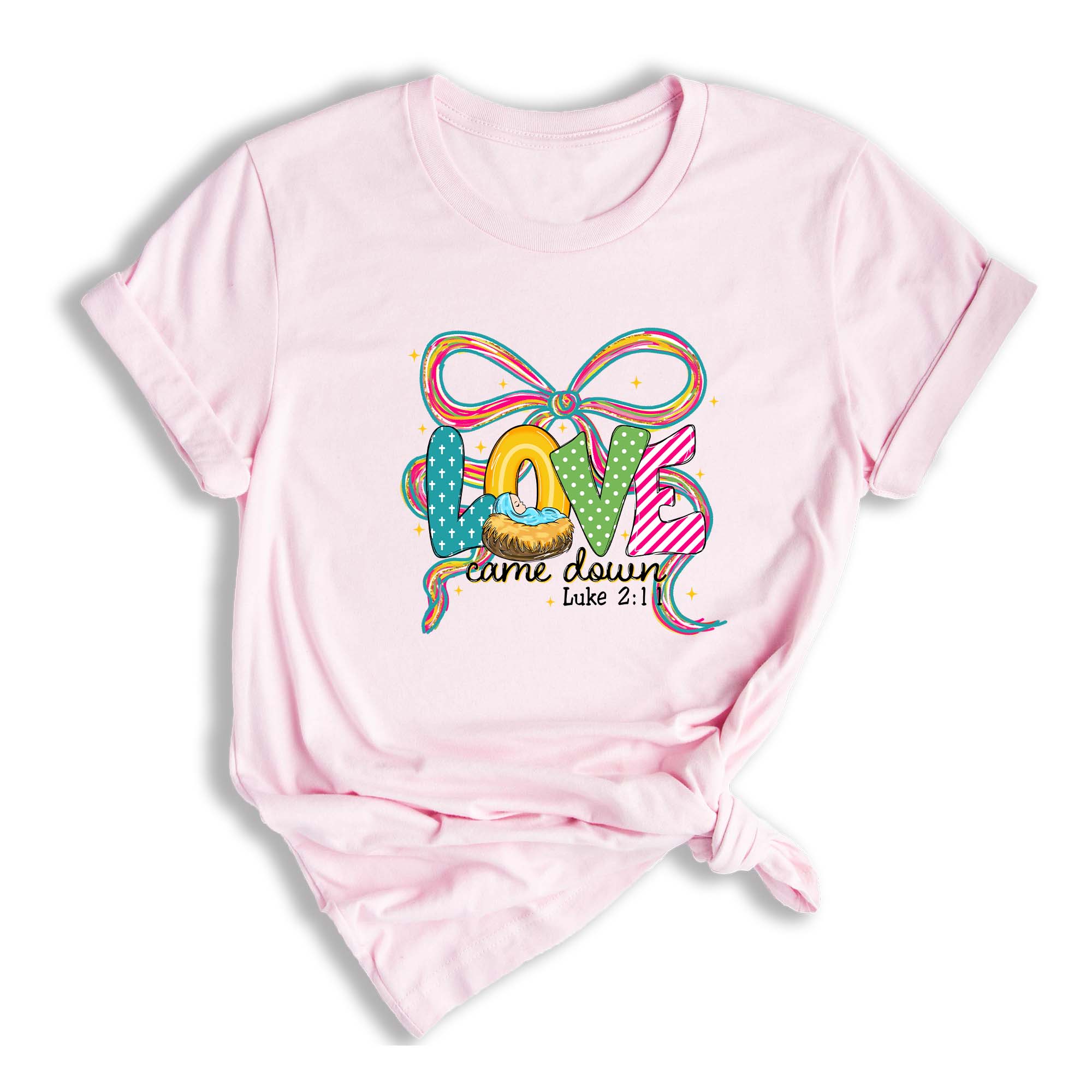 Comfort Colors Love Come Down Shirt, Christian Christmas Shirt, Jesus Lover Gift, Christmas Nativity, Womens Religion Shirt, Bible Verse