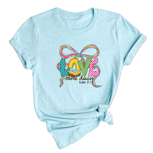 Comfort Colors Love Come Down Shirt, Christian Christmas Shirt, Jesus Lover Gift, Christmas Nativity, Womens Religion Shirt, Bible Verse