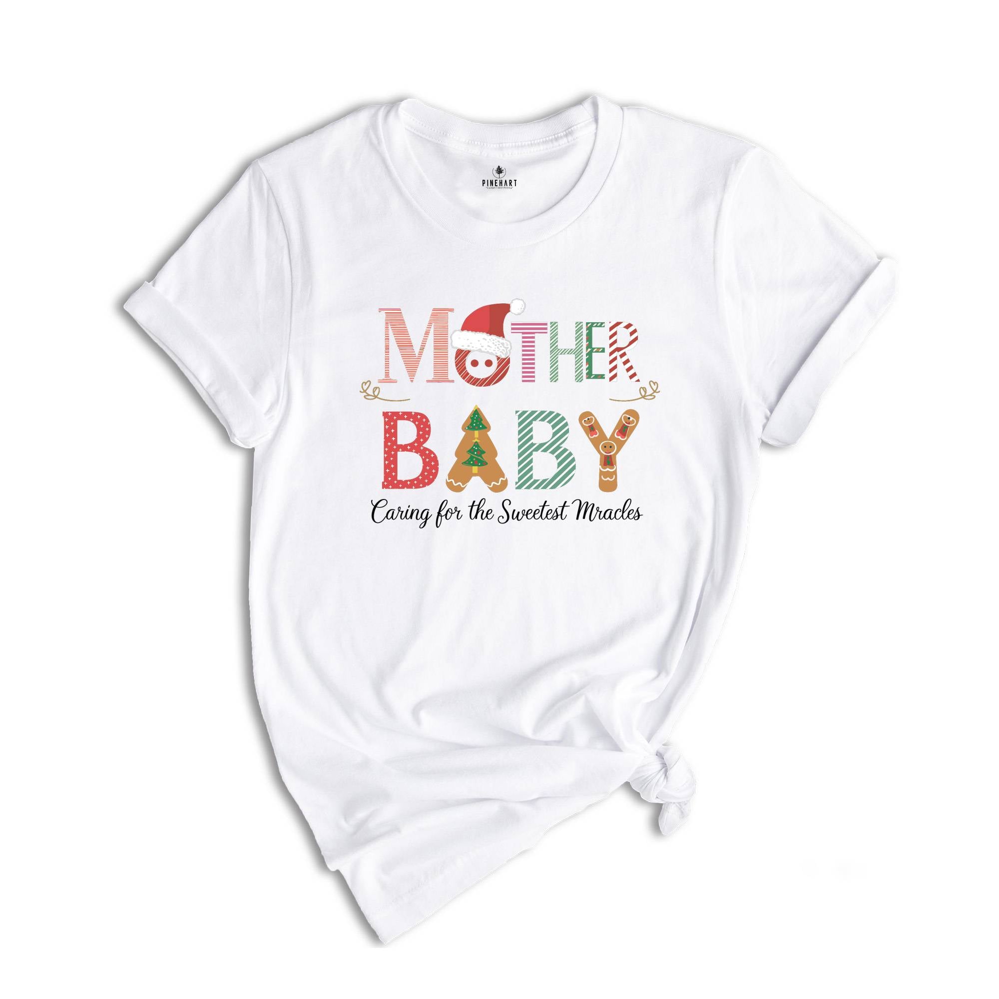 Comfort Colors Mother Baby Nurse Christmas Shirt Gift, Comfort Colors® Mother Baby Unit Shirts, Mother Baby Crewneck, Delivery Nurse Gift, Baby Nurse