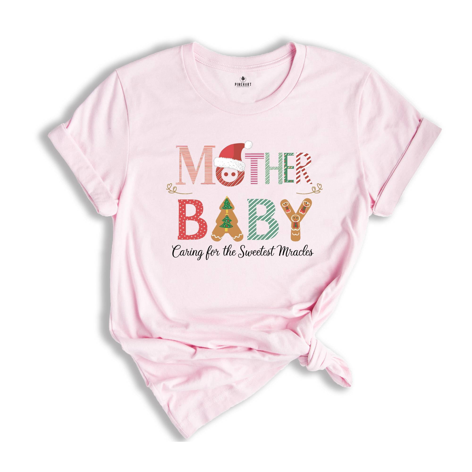 Comfort Colors Mother Baby Nurse Christmas Shirt Gift, Comfort Colors® Mother Baby Unit Shirts, Mother Baby Crewneck, Delivery Nurse Gift, Baby Nurse
