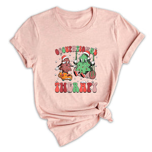 Comfort Colors Occupational Therapist Christmas Shirt, Santa's Favorite OT Shirt, Occupational Therapist Shirt