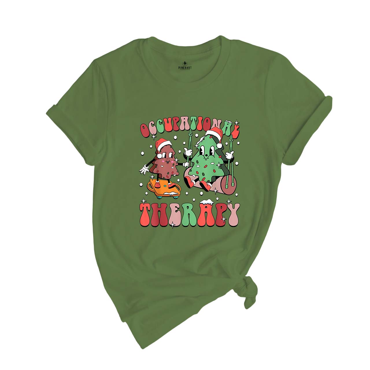 Comfort Colors Occupational Therapist Christmas Shirt, Santa's Favorite OT Shirt, Occupational Therapist Shirt