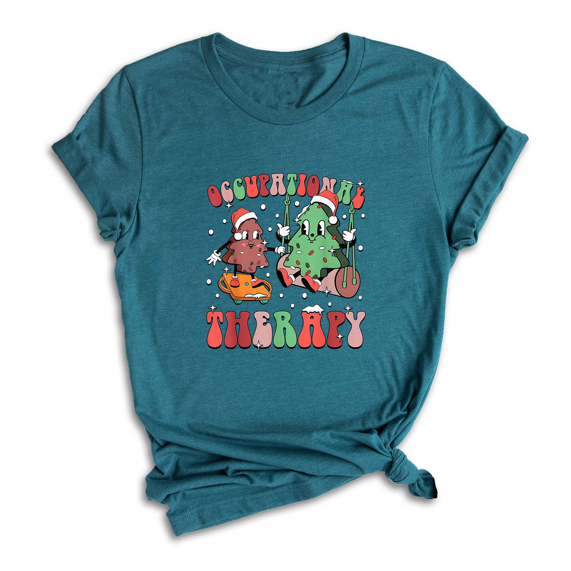 Comfort Colors Occupational Therapist Christmas Shirt, Santa's Favorite OT Shirt, Occupational Therapist Shirt