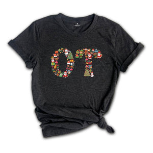 Comfort Colors Occupational Therapy Christmas Shirt, OT COTA Shirt, OT Christmas Shirt, Occupational Therapist Shirt
