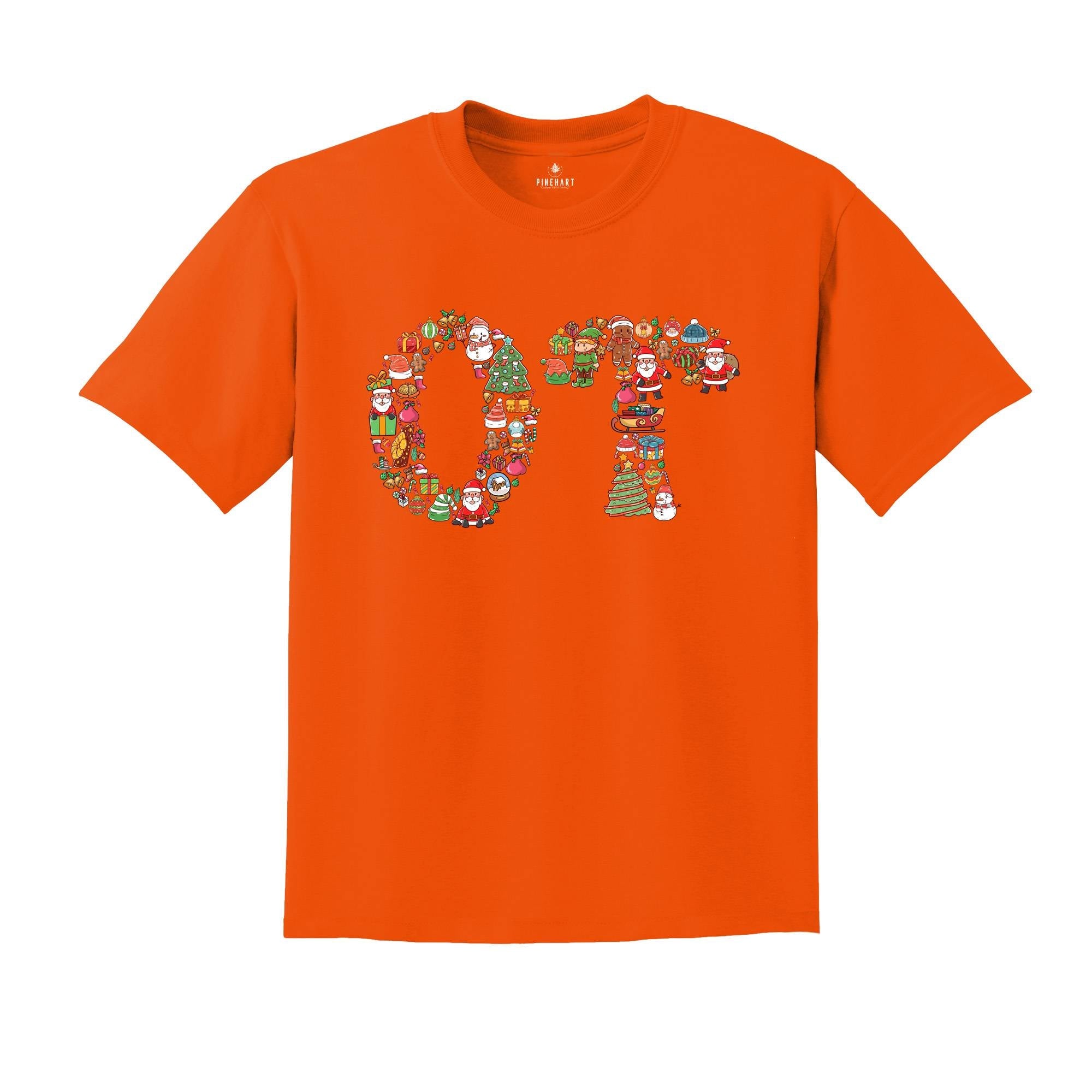 Comfort Colors Occupational Therapy Christmas Shirt, OT COTA Shirt, OT Christmas Shirt, Occupational Therapist Shirt