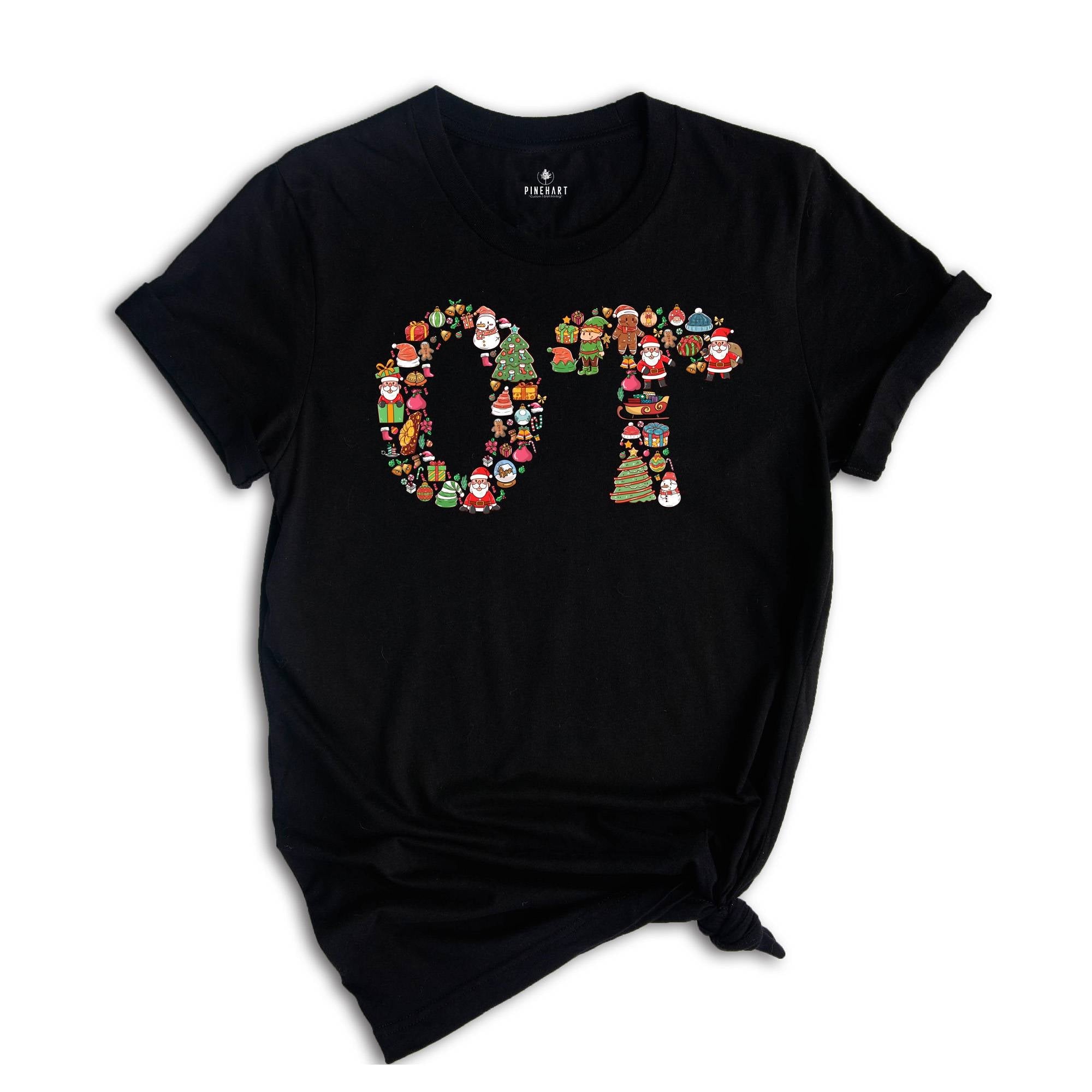 Comfort Colors Occupational Therapy Christmas Shirt, OT COTA Shirt, OT Christmas Shirt, Occupational Therapist Shirt