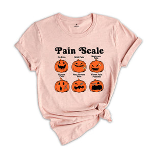 Comfort Colors Pain Scale Spooky Pumpkin Trauma Shirt, Pumpkin Nurse Gift, RN Shirt, Pediatric Nurse Tee
