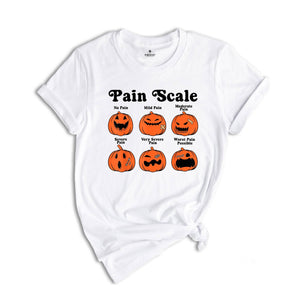 Comfort Colors Pain Scale Spooky Pumpkin Trauma Shirt, Pumpkin Nurse Gift, RN Shirt, Pediatric Nurse Tee