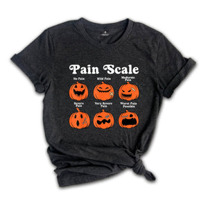 Comfort Colors Pain Scale Spooky Pumpkin Trauma Shirt, Pumpkin Nurse Gift, RN Shirt, Pediatric Nurse Tee