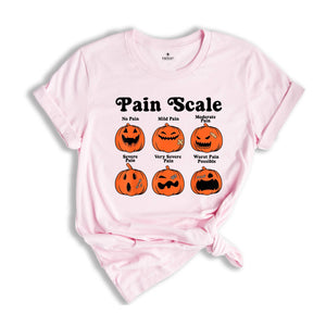 Comfort Colors Pain Scale Spooky Pumpkin Trauma Shirt, Pumpkin Nurse Gift, RN Shirt, Pediatric Nurse Tee