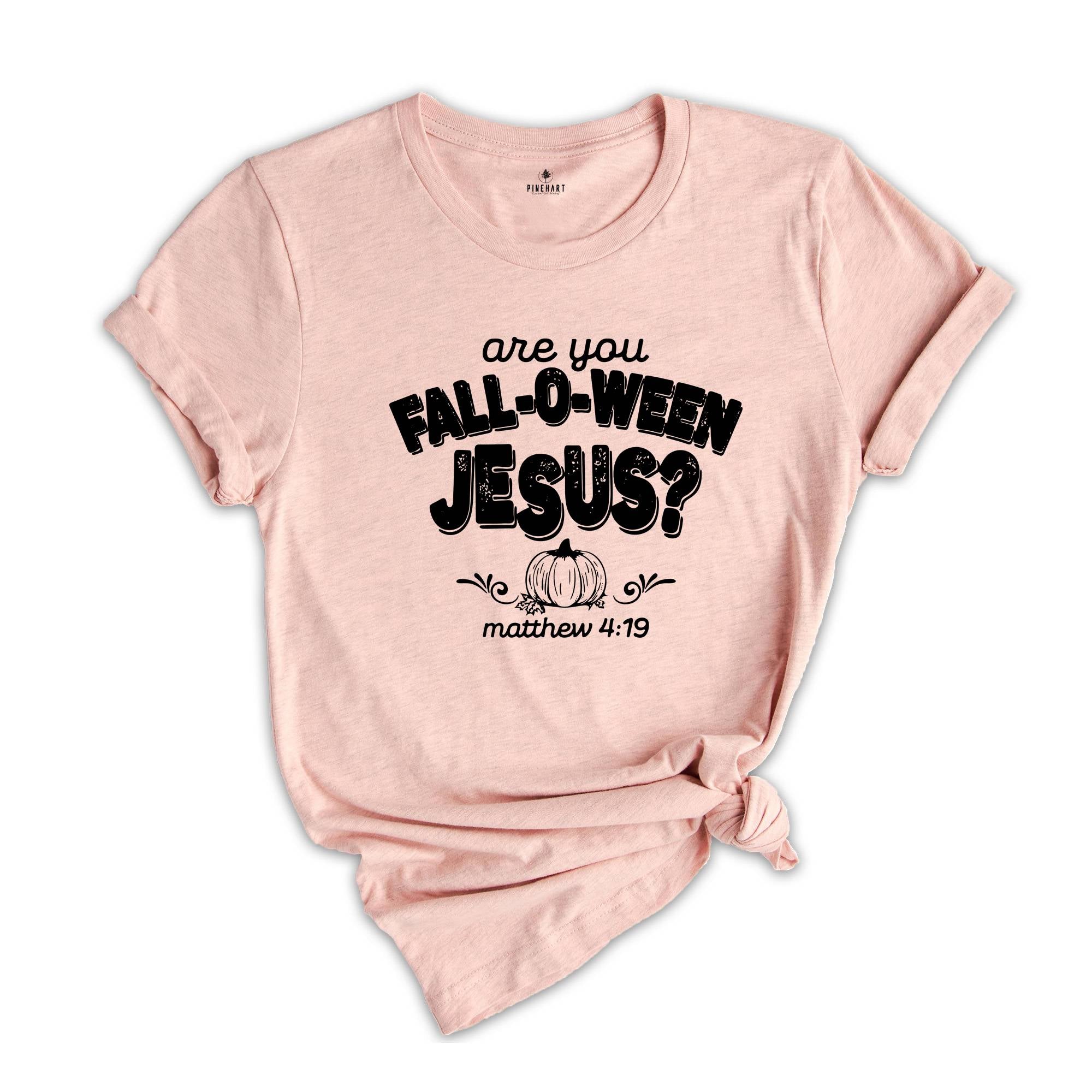 Comfort Colors ® Are You Fall-O-Ween Jesus Shirt, Gift For Christian Halloween, Fall Religious Shirt, Funny Pumpkin Christian Halloween