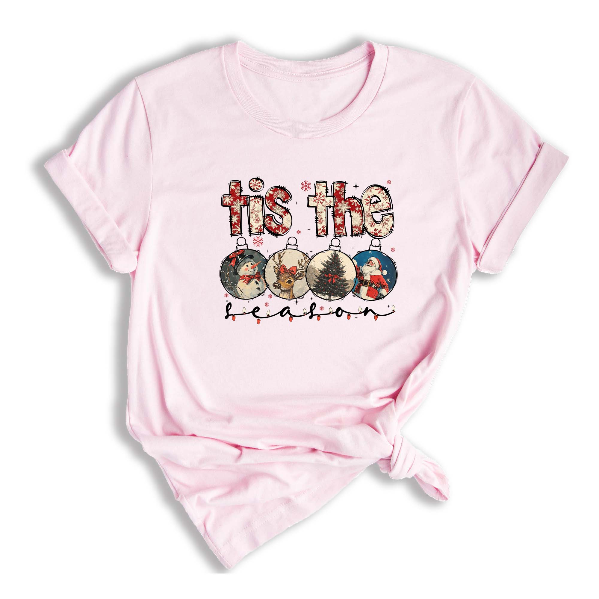 Comfort Colors ® It's The Most Wonderful Time Of The Year Shirt, Gift For Christmas T-Shirt, Christmas Coquette Tee
