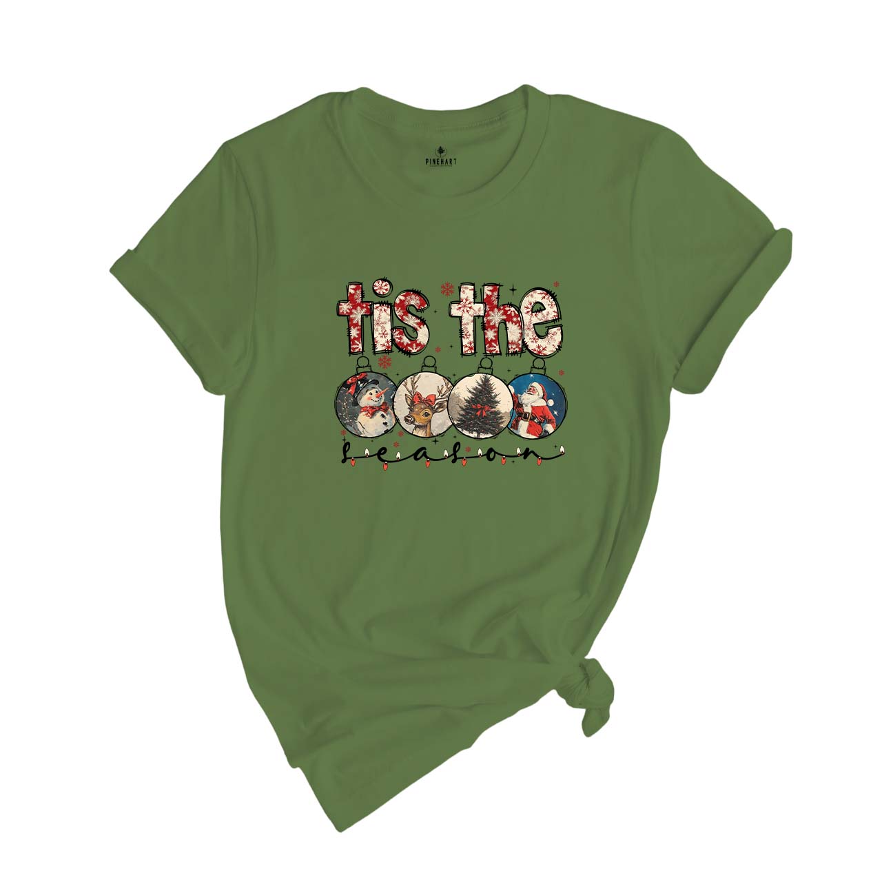 Comfort Colors ® It's The Most Wonderful Time Of The Year Shirt, Gift For Christmas T-Shirt, Christmas Coquette Tee