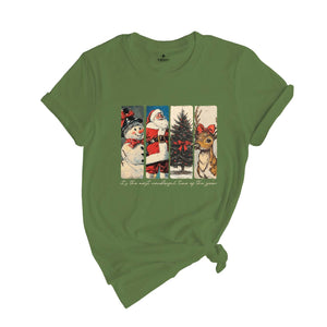 Comfort Colors ® It's The Most Wonderful Time Of The Year Shirt, Gift For Christmas T-Shirt, Christmas Coquette Tee