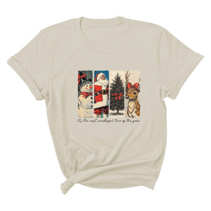 Comfort Colors ® It's The Most Wonderful Time Of The Year Shirt, Gift For Christmas T-Shirt, Christmas Coquette Tee
