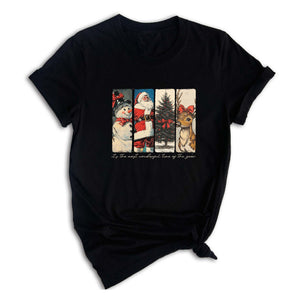 Comfort Colors ® It's The Most Wonderful Time Of The Year Shirt, Gift For Christmas T-Shirt, Christmas Coquette Tee