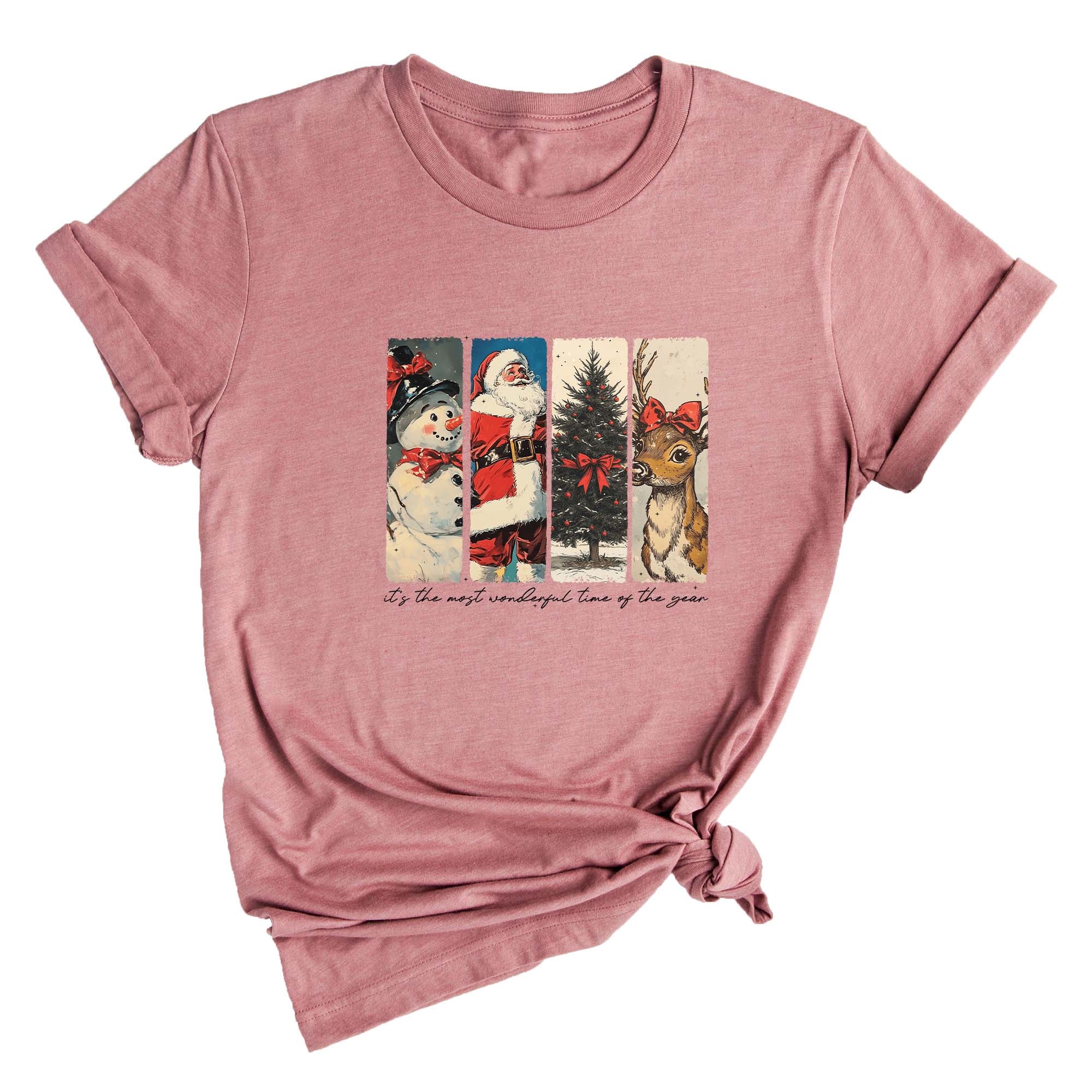 Comfort Colors ® It's The Most Wonderful Time Of The Year Shirt, Gift For Christmas T-Shirt, Christmas Coquette Tee