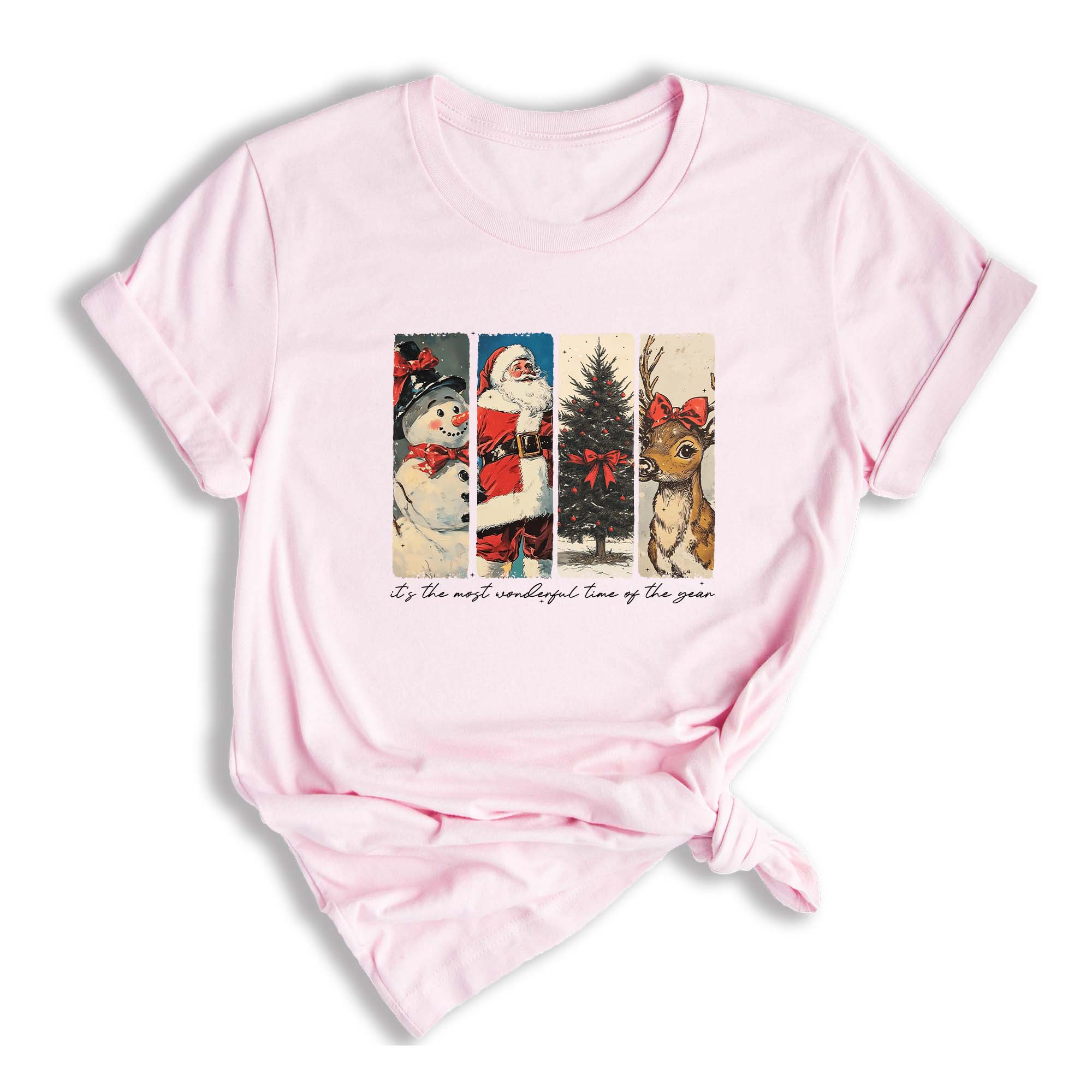 Comfort Colors ® It's The Most Wonderful Time Of The Year Shirt, Gift For Christmas T-Shirt, Christmas Coquette Tee
