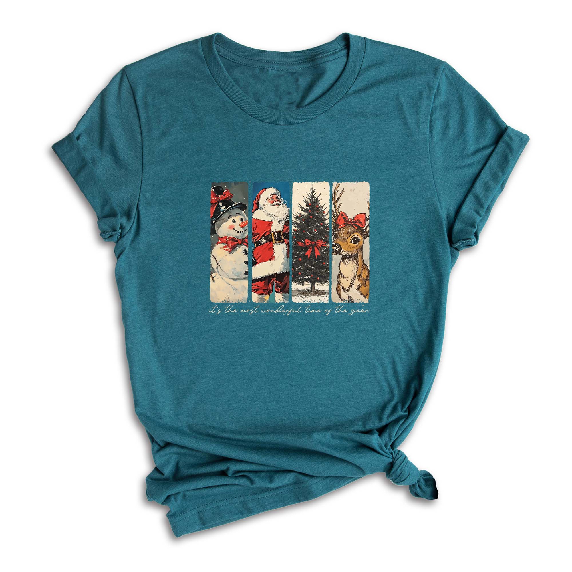 Comfort Colors ® It's The Most Wonderful Time Of The Year Shirt, Gift For Christmas T-Shirt, Christmas Coquette Tee