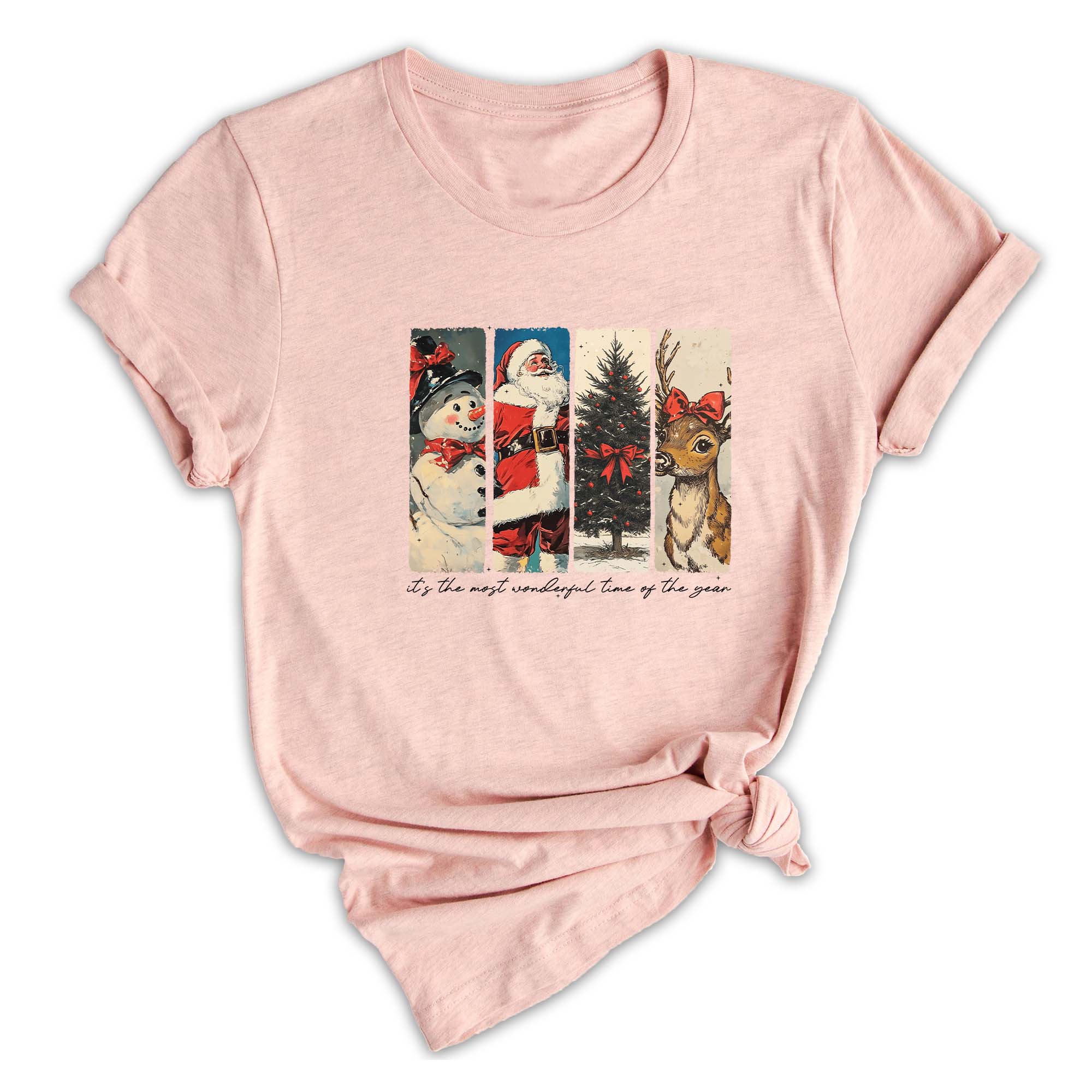 Comfort Colors ® It's The Most Wonderful Time Of The Year Shirt, Gift For Christmas T-Shirt, Christmas Coquette Tee