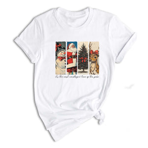 Comfort Colors ® It's The Most Wonderful Time Of The Year Shirt, Gift For Christmas T-Shirt, Christmas Coquette Tee