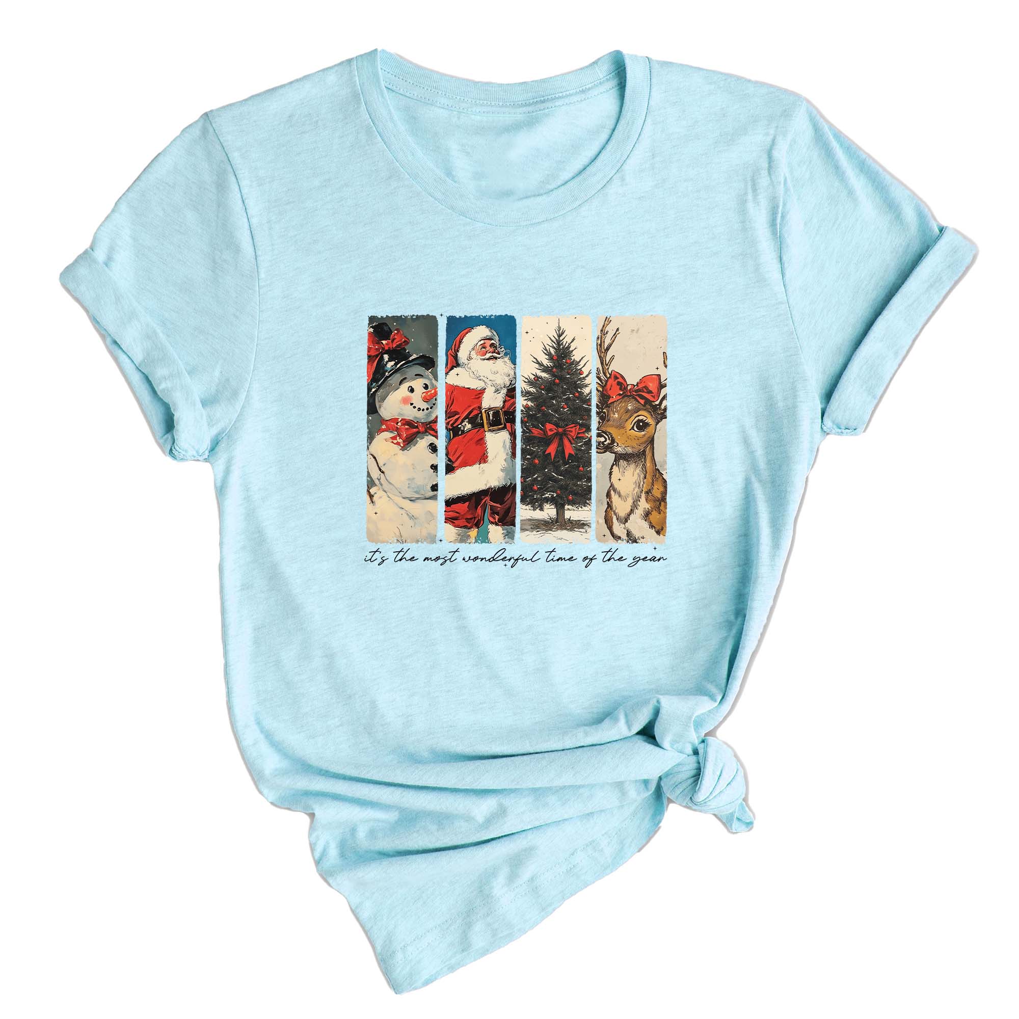 Comfort Colors ® It's The Most Wonderful Time Of The Year Shirt, Gift For Christmas T-Shirt, Christmas Coquette Tee