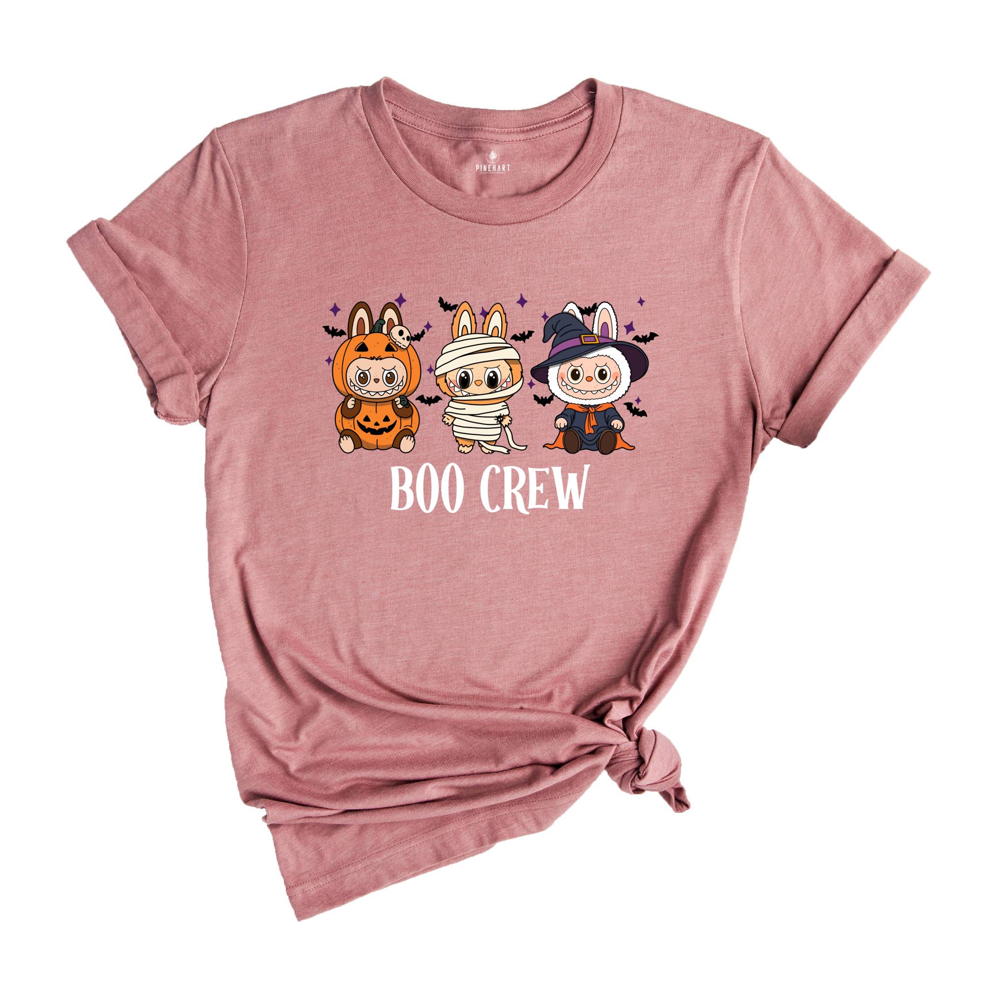 Comfort Colors ® Labubu Boo Crew Halloween Shirt, Cute Kids Halloween Gift, Cute Halloween T-Shirt Gift