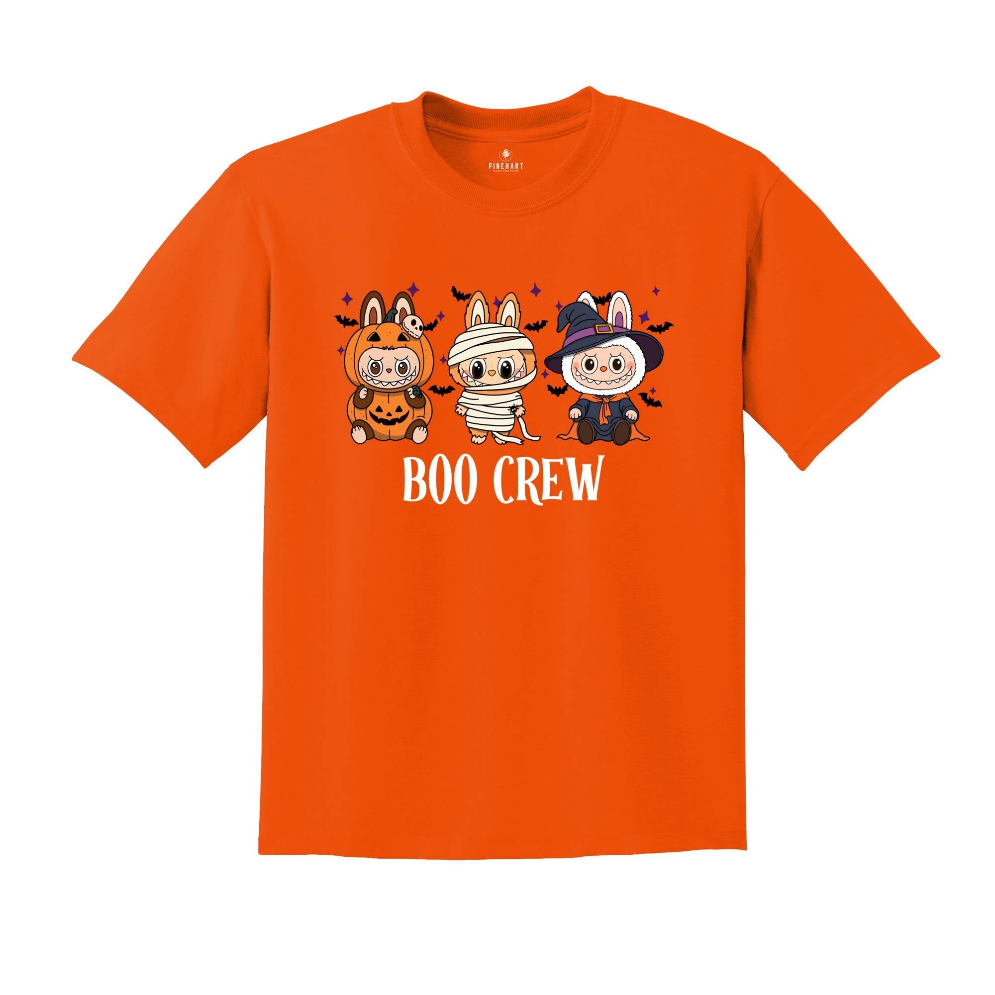 Comfort Colors ® Labubu Boo Crew Halloween Shirt, Cute Kids Halloween Gift, Cute Halloween T-Shirt Gift