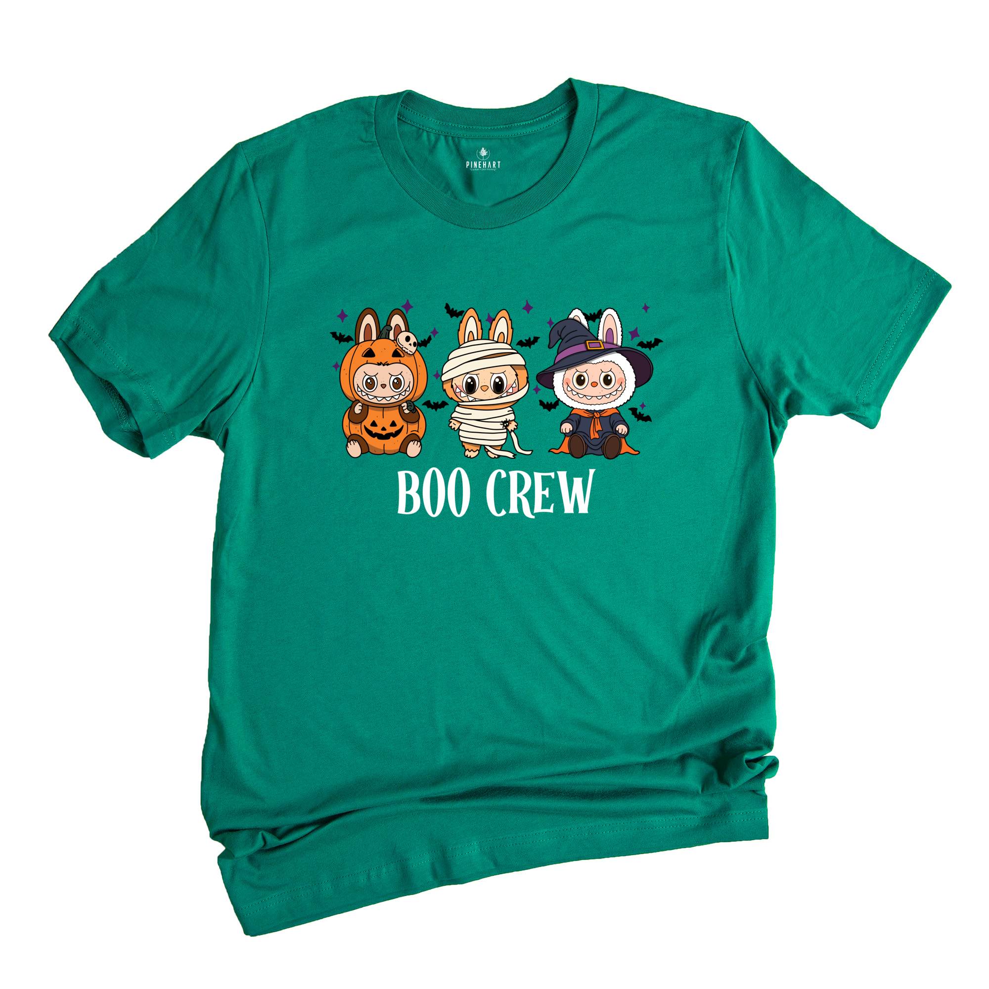 Comfort Colors ® Labubu Boo Crew Halloween Shirt, Cute Kids Halloween Gift, Cute Halloween T-Shirt Gift