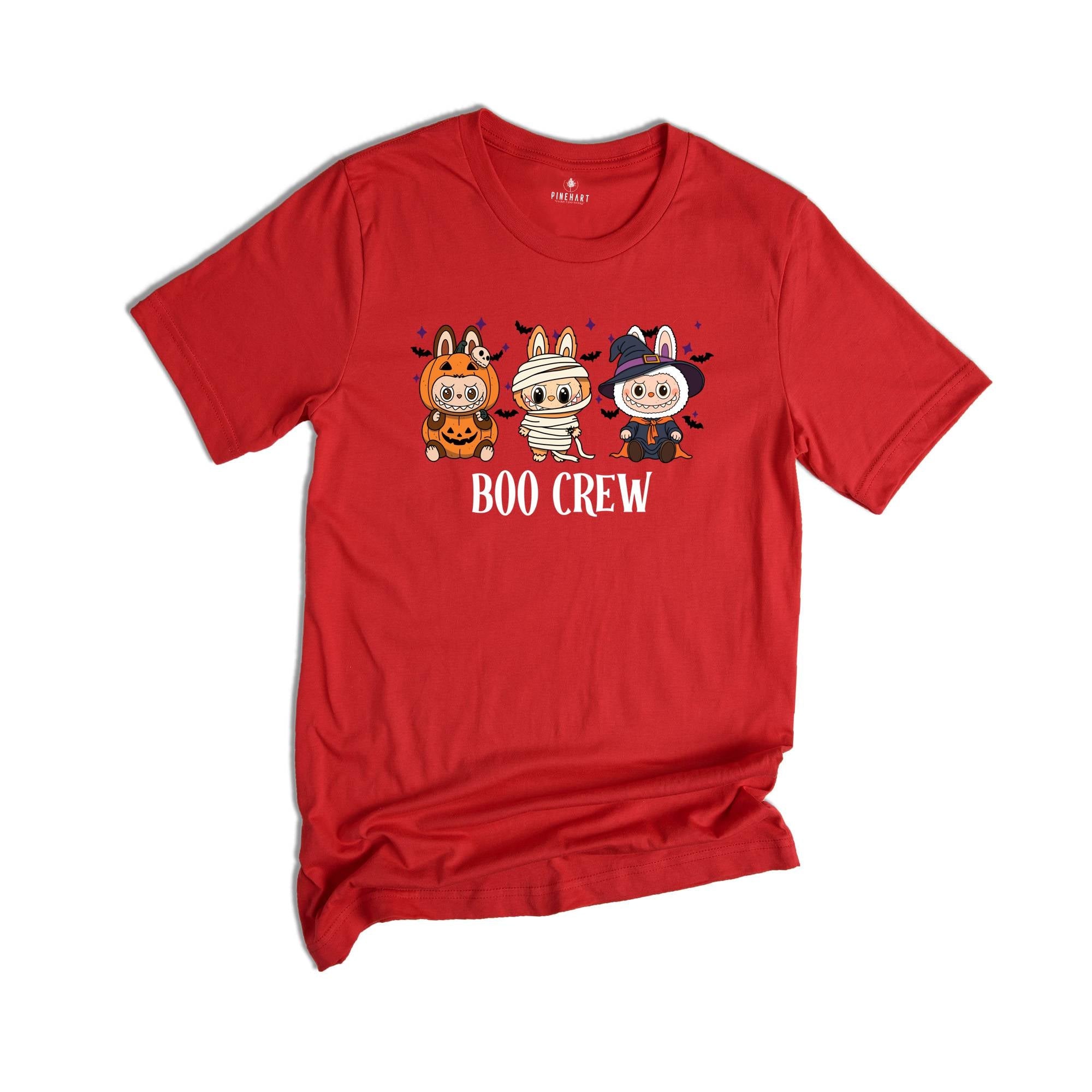 Comfort Colors ® Labubu Boo Crew Halloween Shirt, Cute Kids Halloween Gift, Cute Halloween T-Shirt Gift