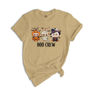 Comfort Colors ® Labubu Boo Crew Halloween Shirt, Cute Kids Halloween Gift, Cute Halloween T-Shirt Gift