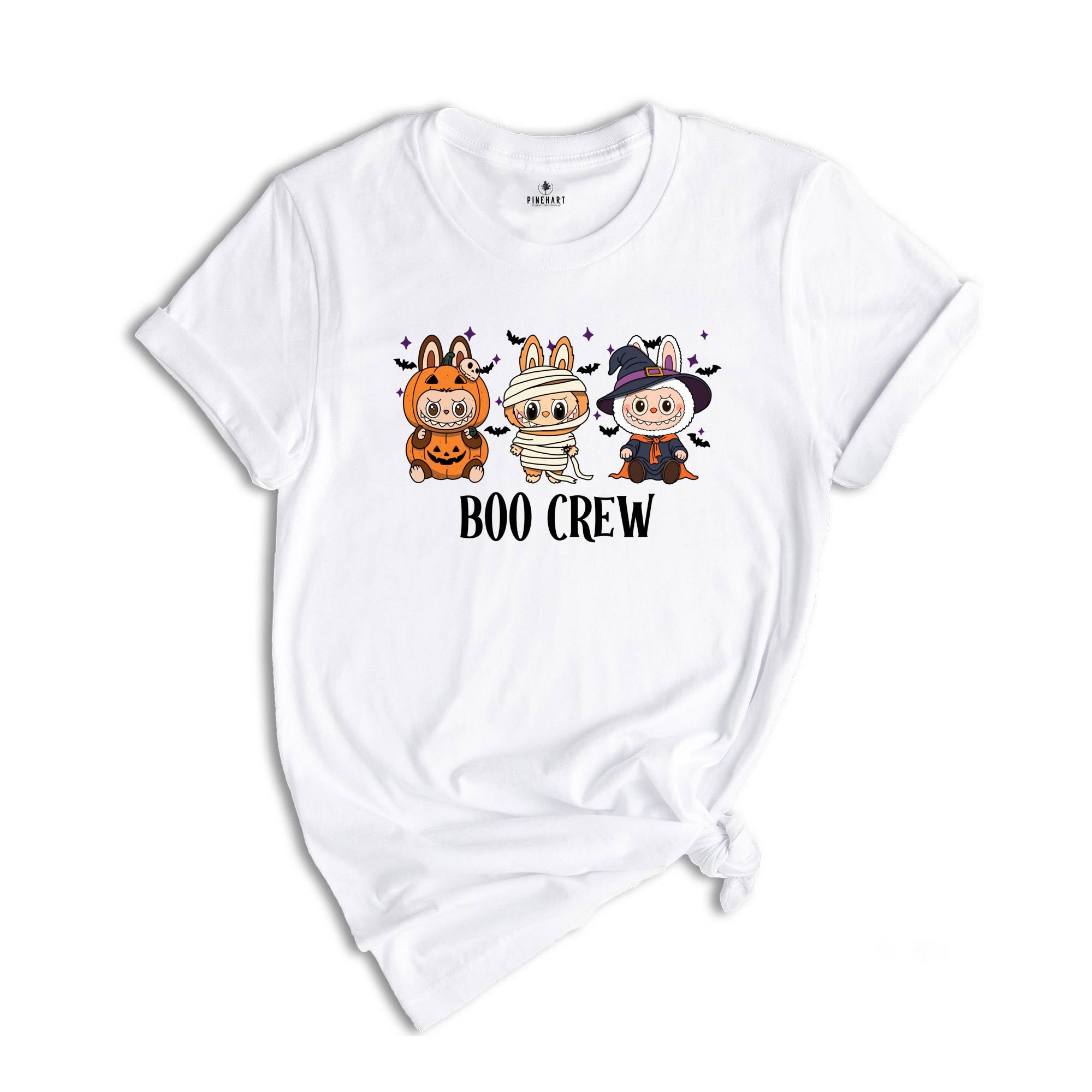 Comfort Colors ® Labubu Boo Crew Halloween Shirt, Cute Kids Halloween Gift, Cute Halloween T-Shirt Gift