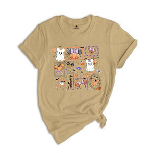 Comfort Colors ® Magical Mouse Halloween Shirt, Mickey Minnie Halloween Couple Gift, Mickey Ghost Shirt, Minnie Ghost Shirt