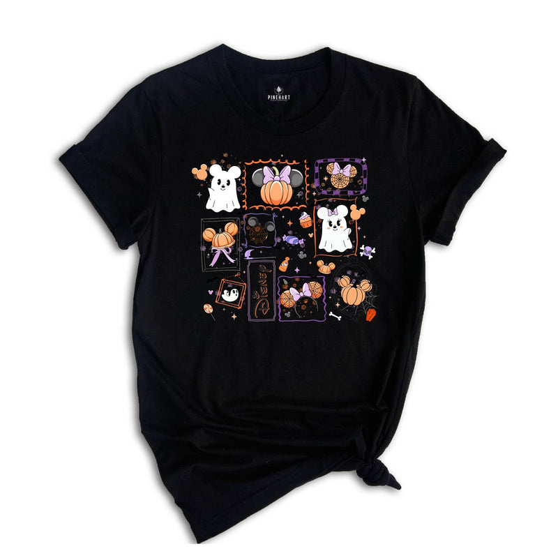Comfort Colors ® Magical Mouse Halloween Shirt, Mickey Minnie Halloween Couple Gift, Mickey Ghost Shirt, Minnie Ghost Shirt
