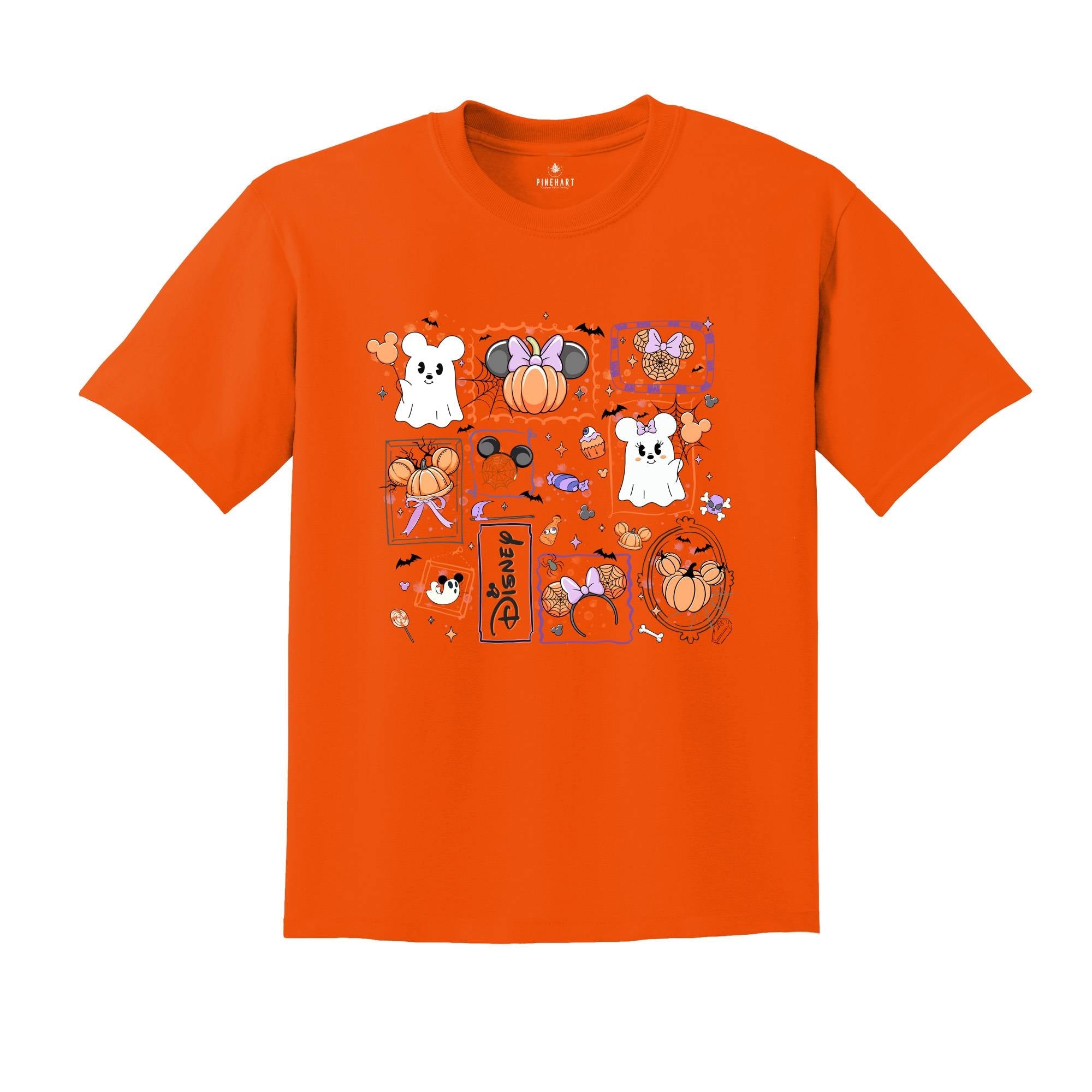 Comfort Colors ® Magical Mouse Halloween Shirt, Mickey Minnie Halloween Couple Gift, Mickey Ghost Shirt, Minnie Ghost Shirt