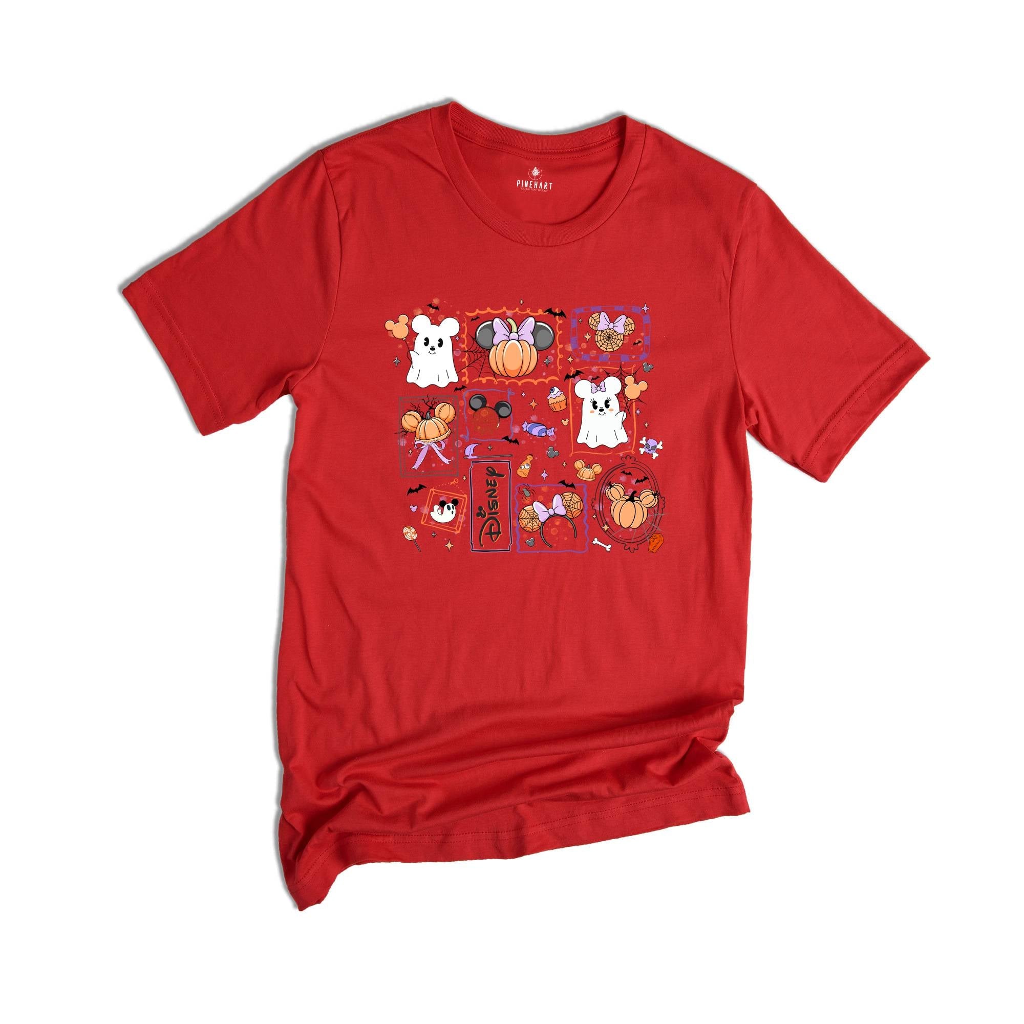 Comfort Colors ® Magical Mouse Halloween Shirt, Mickey Minnie Halloween Couple Gift, Mickey Ghost Shirt, Minnie Ghost Shirt
