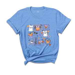 Comfort Colors ® Magical Mouse Halloween Shirt, Mickey Minnie Halloween Couple Gift, Mickey Ghost Shirt, Minnie Ghost Shirt