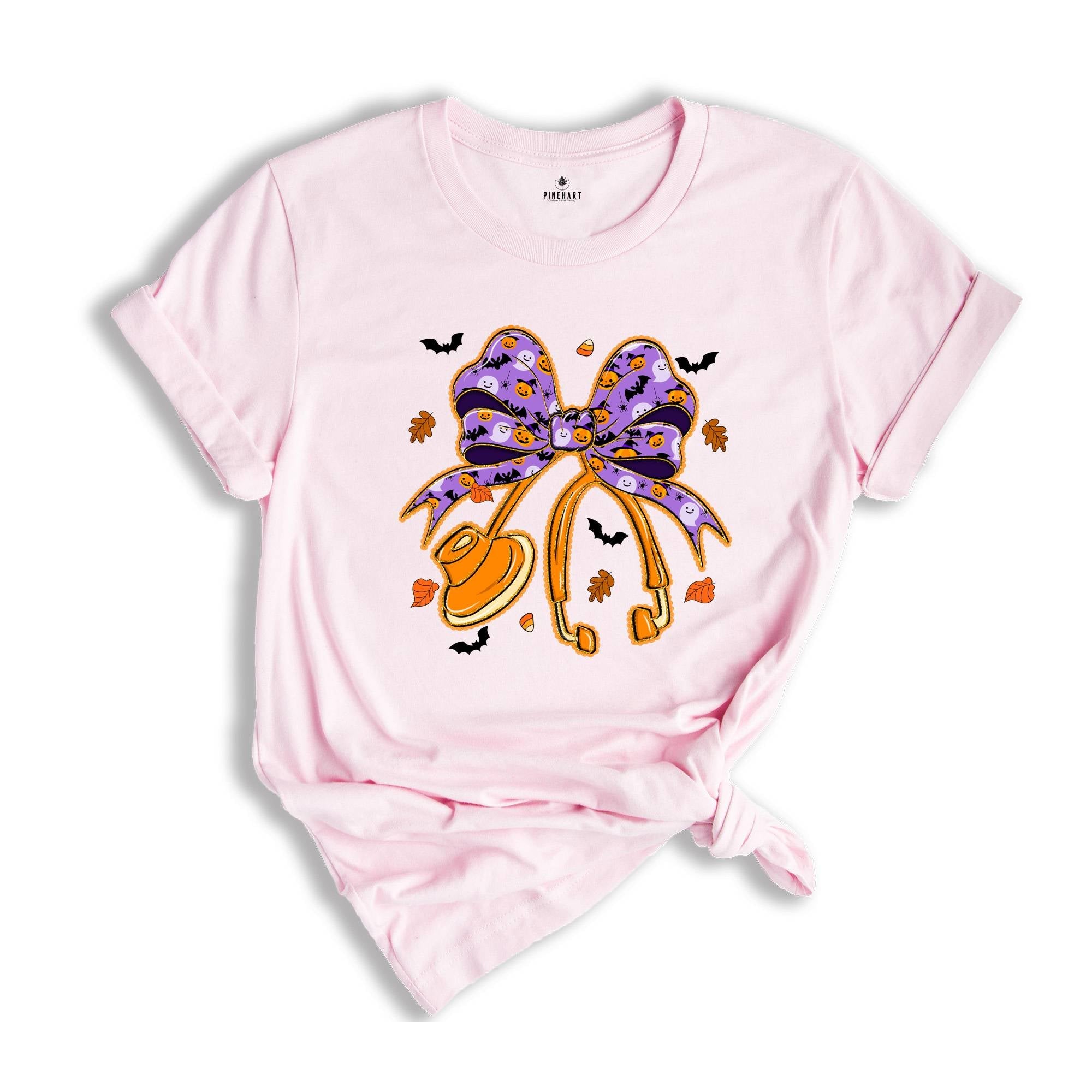 Comfort Colors ® Nurse Halloween Coquette Shirt, Gift For Halloween Nurse Shirt, Stethoscope Nurse Shirt