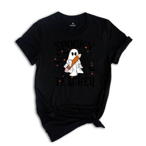 Comfort Colors ® Spooky Teacher Shirt, Halloween Teacher Gift, Cute Teacher Fall Shirt, Ghost T-Shirt