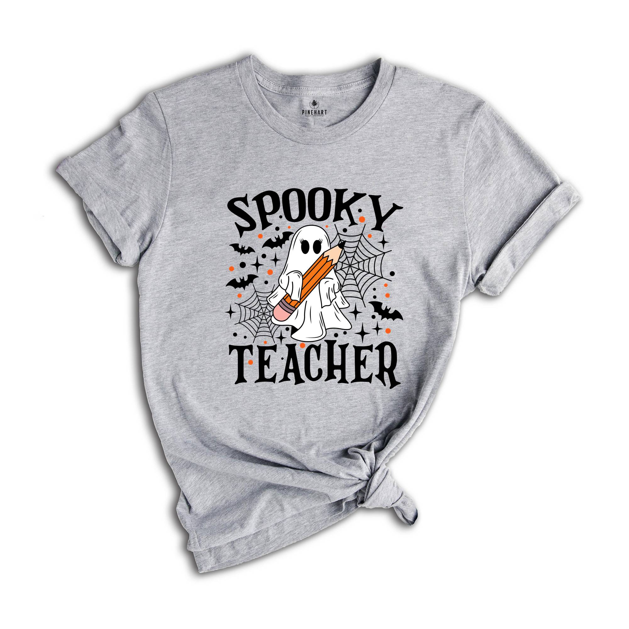 Comfort Colors ® Spooky Teacher Shirt, Halloween Teacher Gift, Cute Teacher Fall Shirt, Ghost T-Shirt