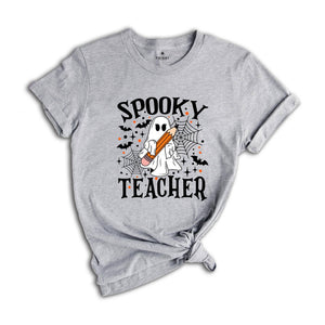 Comfort Colors ® Spooky Teacher Shirt, Halloween Teacher Gift, Cute Teacher Fall Shirt, Ghost T-Shirt