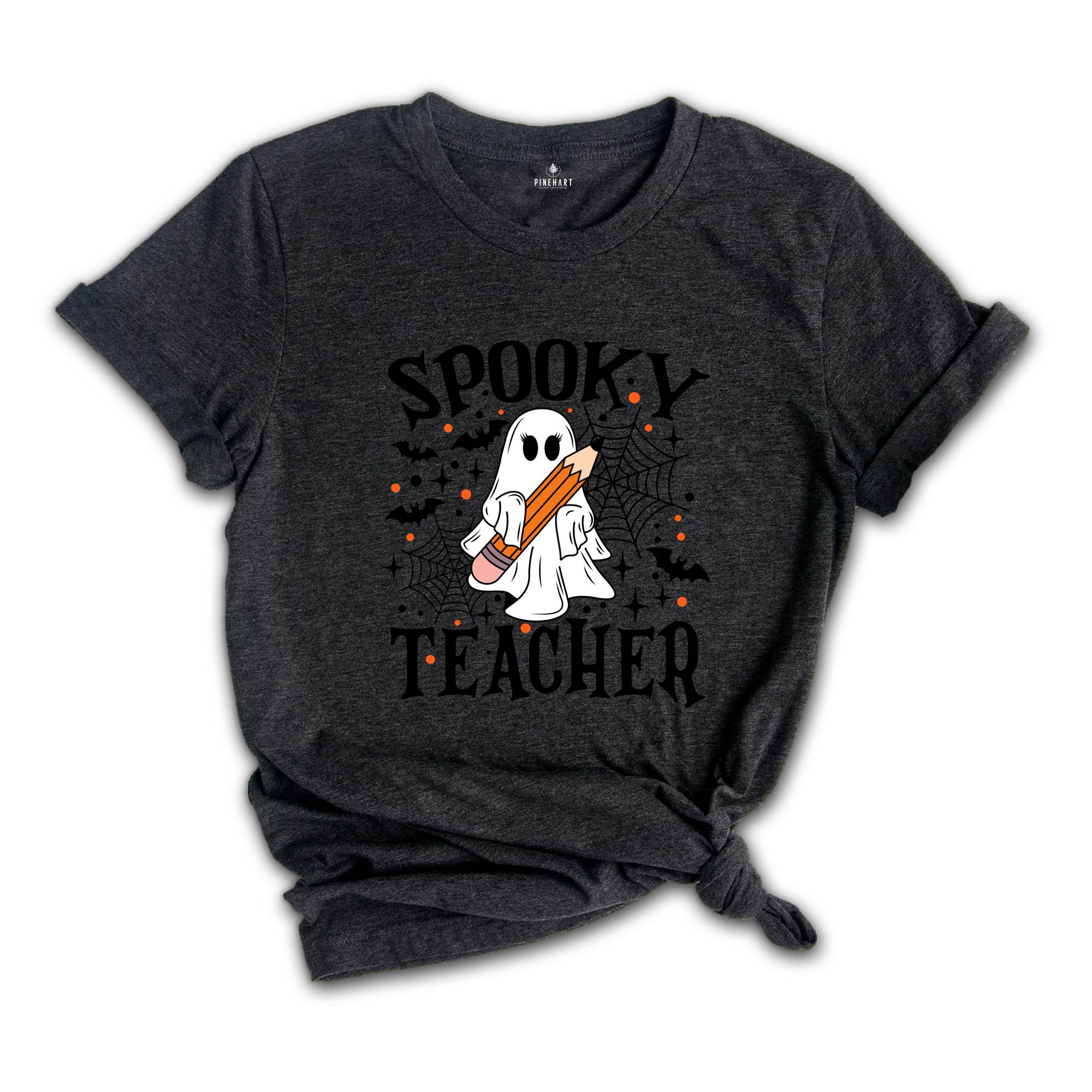 Comfort Colors ® Spooky Teacher Shirt, Halloween Teacher Gift, Cute Teacher Fall Shirt, Ghost T-Shirt