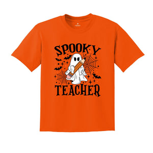 Comfort Colors ® Spooky Teacher Shirt, Halloween Teacher Gift, Cute Teacher Fall Shirt, Ghost T-Shirt