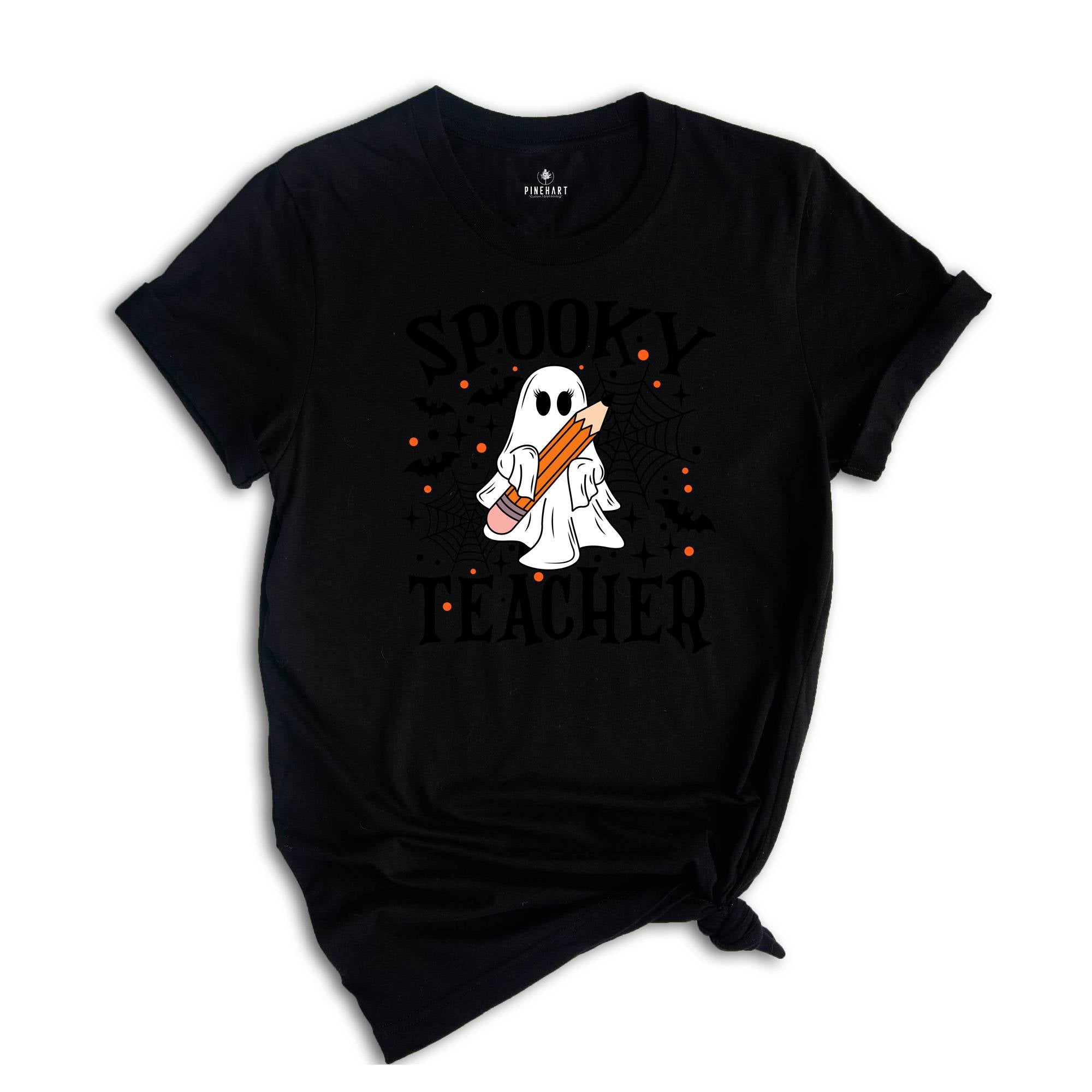 Comfort Colors ® Spooky Teacher Shirt, Halloween Teacher Gift, Cute Teacher Fall Shirt, Ghost T-Shirt