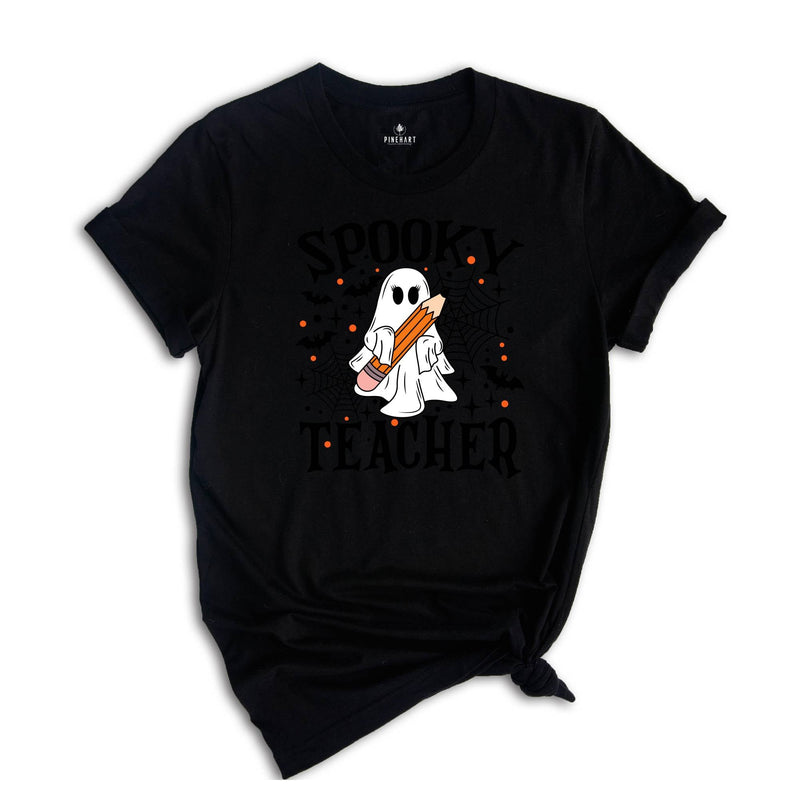 Comfort Colors ® Spooky Teacher Shirt, Halloween Teacher Gift, Cute Teacher Fall Shirt, Ghost T-Shirt