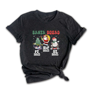 Comfort Colors ® Therapy Squad SLP OT PT Shirt, Therapy Christmas Squad, Occupational Therapy T-Shirt
